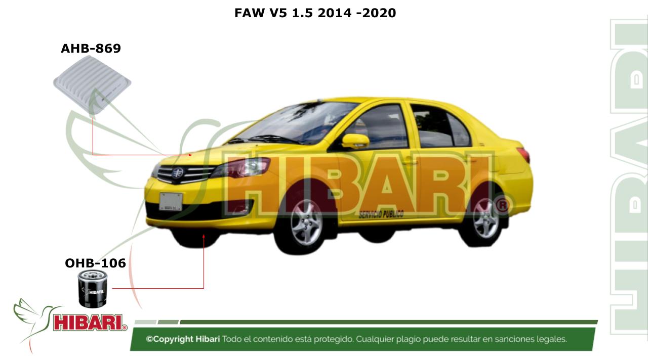 Lee más sobre el artículo FAW V5 1.5 2014 -2020